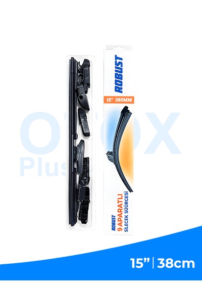 38 Cm 15 380mm Universal Oto Sileceği 9 Aparatlı Sessiz Çalışma İz Bırakmaz Premium Kalite