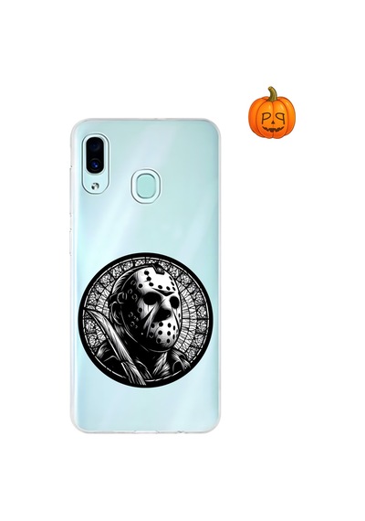 Dali Design Samsung Galaxy A30 Uyumlu Şeffaf Kılıf Horror 5 Tasarımlı