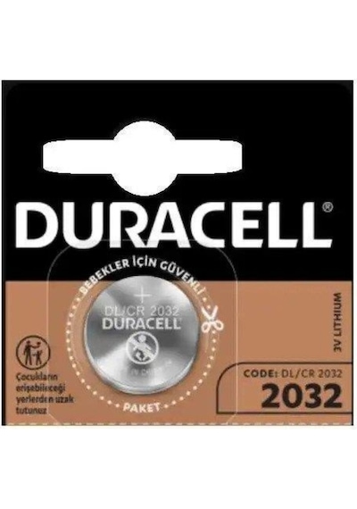 Duracell CR2032 3V Lityum Düğme Pil