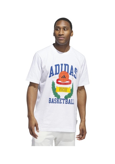 Adidas Varsity Crest T Erkek T-shirt-beyaz