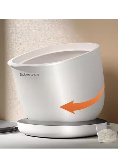Saklama Kabı, 6 Kg Silikon Kapaklı Sızdırma Yapmaz Beyaz