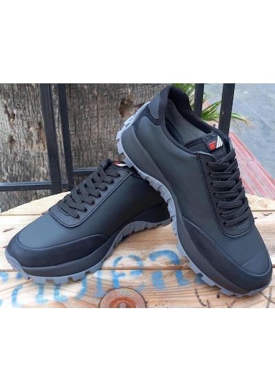 Marcomen 20386 Erkek Hakiki Deri Ultra Comfort Taban Outdoor Ayakkabı Siyah