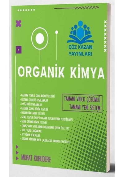 Organik Kimya Soru Bankası Çöz Kazan Yayınları