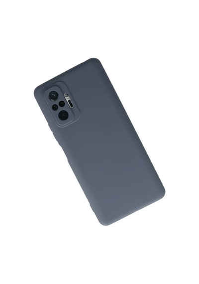 Xiaomi Redmi Note 10 Pro Kılıf Nano İçi Kadife Silikon - Gri 0.2M-Çok Renkli