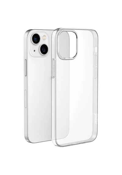 Hepsi Hoco Light Series Tpu iPhone Uyumlu 15 Plus Şeffaf Kılıf- 5775 Najmaddin Siyah