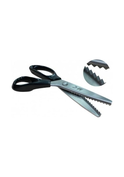 Zig Zag Kesim Terzi Sürfile Makası 23.5 Cm