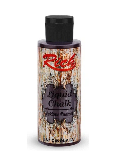 Rich Liquid Chalk - Eskitme Pudrası 120Cc - Çikolata 667