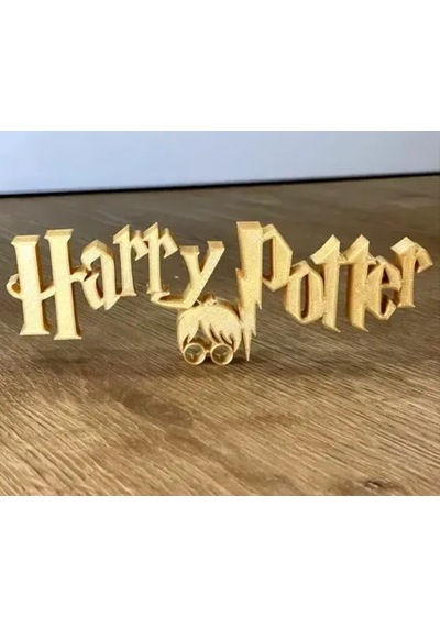 Harry Potter Logo Standı Dekoratif Masa Üstü & Duvar Süsü 194x67x15 Mm 194 X 67 X 15 Mm