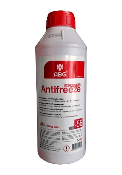 Abg Organik Konsantre Kırmızı Antifriz 1.5 L