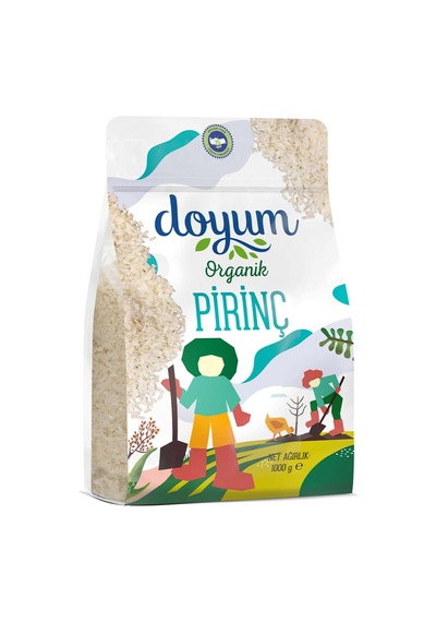 Doyum Organik Pirinç 1 Kg - 4 Adet Tarı