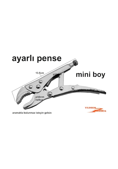 Ayarlı Pense Mini Boy Papağan Pense Küçük Tip Hobi Tipi Pense
