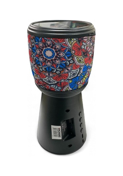 Rose Sp-601 El Fenerli Taşınabilir Solar Şarjlı Bluetooth Fm Radyo Desenli Hoparlör