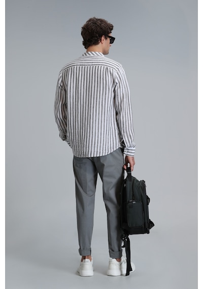 Lufian Tom Smart Erkek Chino Pantolon Slim Fit Yeşil Yeşil 111190313100600 Yeşil
