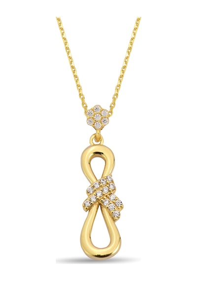 Çgk Çiğdem Gürel Kuyumculuk Sonsuzluk Model Altın Kolye Gold