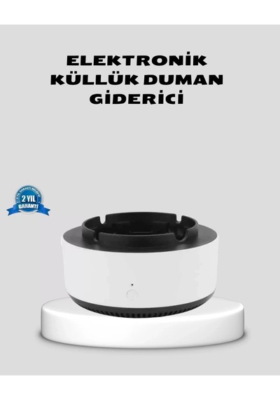 Home Hava Temizleyici Küllük Sigara Dumanı Filtreli, Sessiz Çalışan, Şık Tasarım