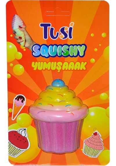 0045 Köpük Squishy Cup Cake  -Tusi
