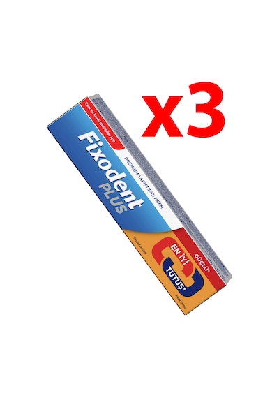 Plus Güçlü Tutuş Protez Yapıştırıcı 40 Gr - 3 Adet