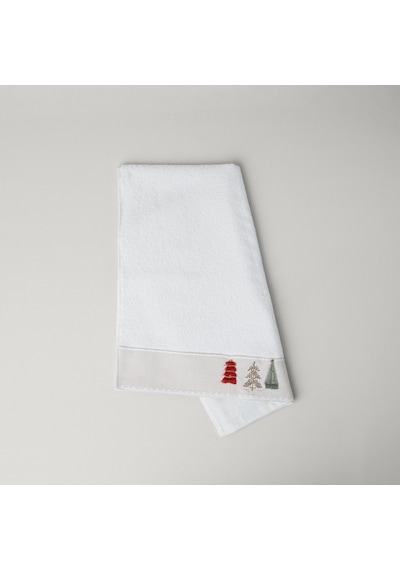 Linens Pine Pamuk 50x85 Cm Yüz Havlusu Ekru Ekru
