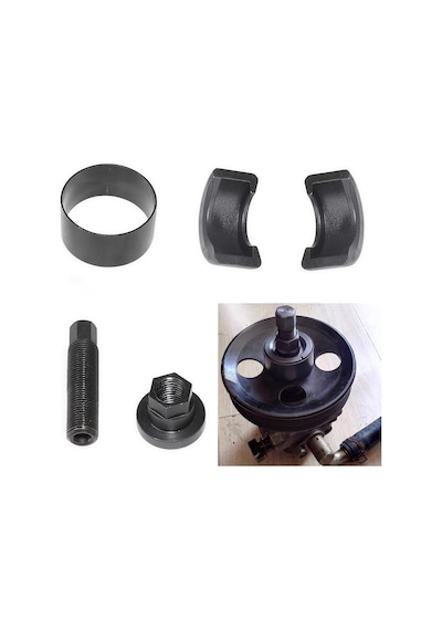 Ximistore9 14 Parça Çelik Kasnak Çekme Ve Takma Takımı, Gm Ford İçin Alternatör Ve Direksiyon Pompası Kasnak Aleti
