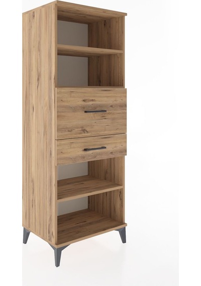 Hyperion Dolap 3 Raflı 2 Çekmeceli 60x44x163 Çam-çam Atlas Çam