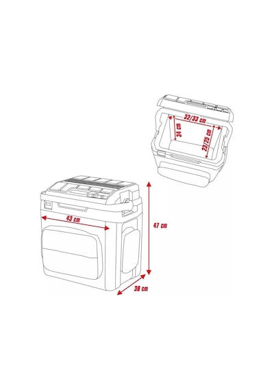 Einhell Te-col 18/27 Li Akülü Oto Buzluk 1x2,5 Amper 2048420