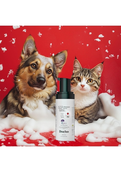 Kedi Ve Köpek Kuru Köpük Şampuan - Postbiyotik 150 Ml