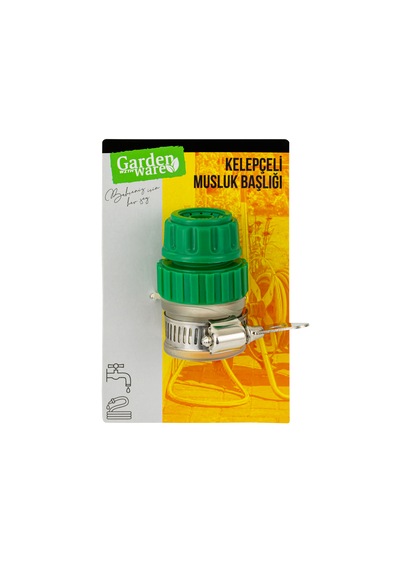 Garden With Ware Kelepçeli Musluk Başlığı