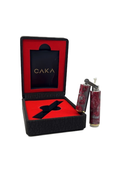 Caka Odkka Crimson El Yapımı Ortadan Kırılan Benzinli Gemici Muhtar Çakmağı - Pirinç