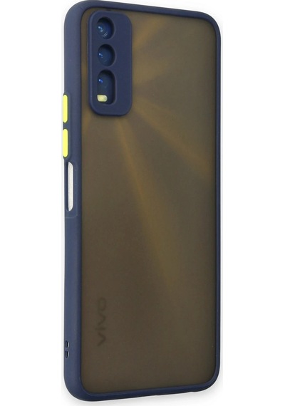 Cosmotex Newface Vivo Y11s Kılıf Montreal Silikon Kapak - Lacivert