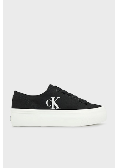Calvin Klein Bayan Ayakkabı Yw0yw01763 0gm Siyah-beyaz Siyah-beyaz Siyah - Beyaz