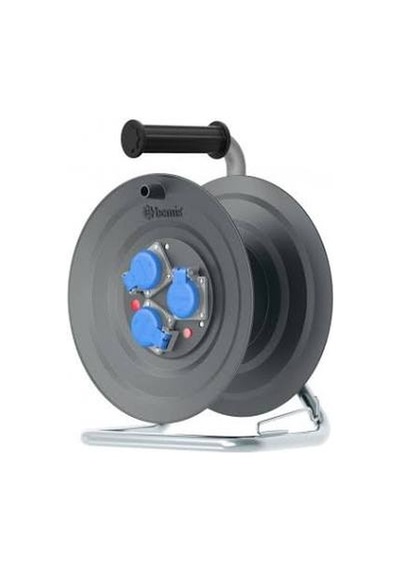 Bemis Bm9-3305-0000 ,3x16a/220vac Priz 50mt Kablo İçin Metal Uzatma Makara