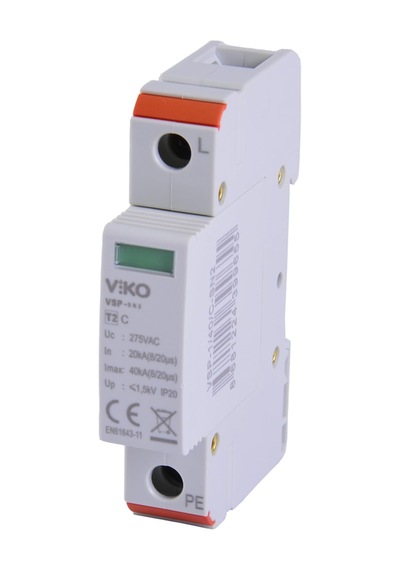 Viko Vsp-1/40/c Modüler Parafadur 40ka 1kutup C Tip