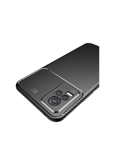 Goocamp Vivo V21e Kılıf Negro Silikon Kapak - Lacivert Lacivert