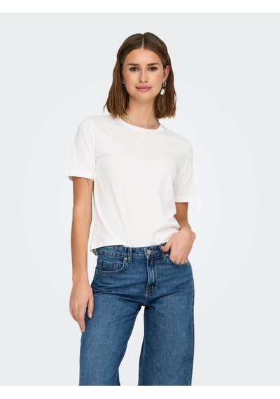 Only Jdyrex S/s Top Jrs Beyaz Kadın T-shirt 15344612 Beyaz