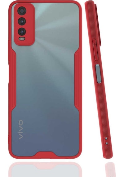 Vivo Y11S Kılıf Zore Parfe Kenarları Pastel Renk Silikon Kılıf