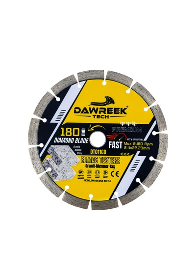 Dawreek Dt011cd 180mm Premium Segmentli Turbo Elmas Testere Granit-mermer-taş