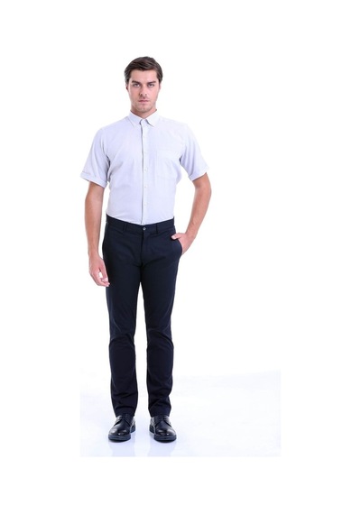 Hatemoğlu Lacivert Regular Fit Yüksek Bel Düz Paça Basic Kanvas Lacivert Hatemoğlu Lacivert Regular Fit Yüksek Bel Düz Paça Basic Kanvas Lacivert