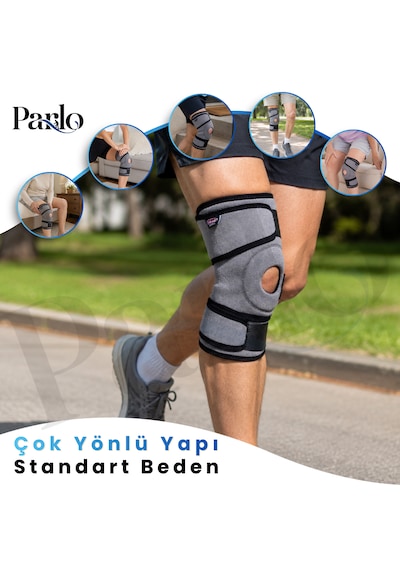 Patella Destekli Dizlik Ayarlanabilir Neopren Ortopedik Diz Desteği