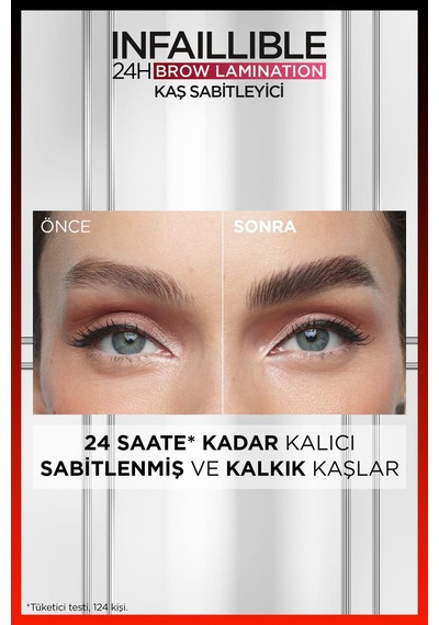 L'oréal Parıs Infaillible 24h Brow Lamination Şeffaf Kaş Sabitleyici Diğer
