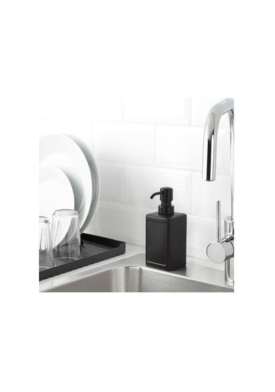 Sıvı Sabunluk 450 Ml Siyah Renk Sabunluk Sıvı Sabunluk 12 Izgara