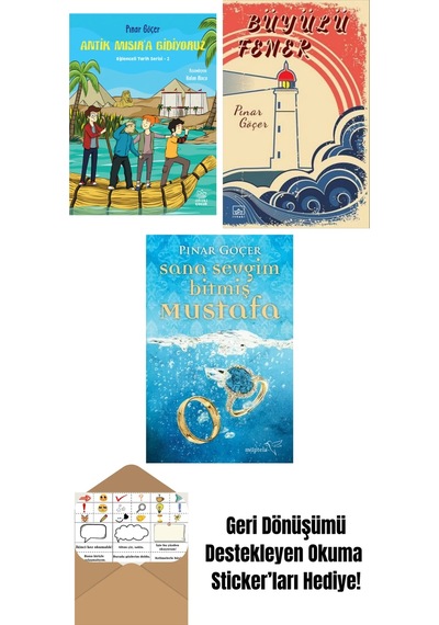 Antik Mısır A Gidiyoruz Eğlenceli Tarih Serisi 2 + Büyülü Fener + Sana Sevgim Bitmiş Mustafa