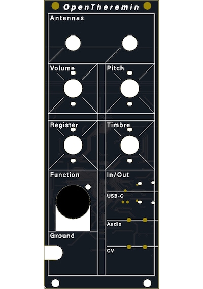 Open Theremin V4 Müzik Aleti Devre Kartı