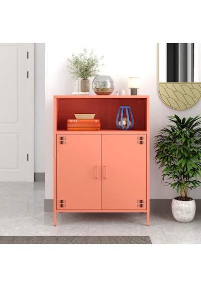 Pera Metal Dolap 2 Kapılı, Açık Raflı 80,50 X 40 X 109,50 Cm - 9 Renk Seçeneği Bulunmaktadır Ral 3022 Somon Pera Metal Dolap 2 Kapılı, Açık Raflı 80,50 X 40 X 109,50 Cm - 9 Renk Seçeneği Bulunmaktadır Ral 3022 Somon