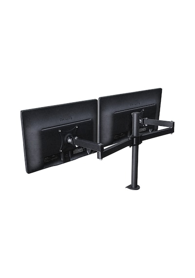 Triline Lcd Monıtör 2Li Led Tv Full Hareketli Çelik Masa Tutucu