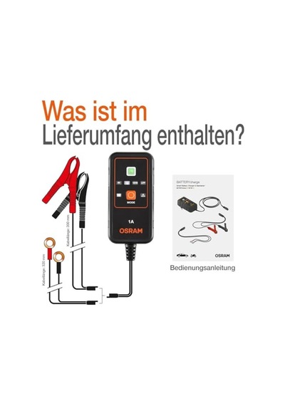 Ayrex Osram Batterycharge 901 Akü Şarj Cihazı 6v/12v