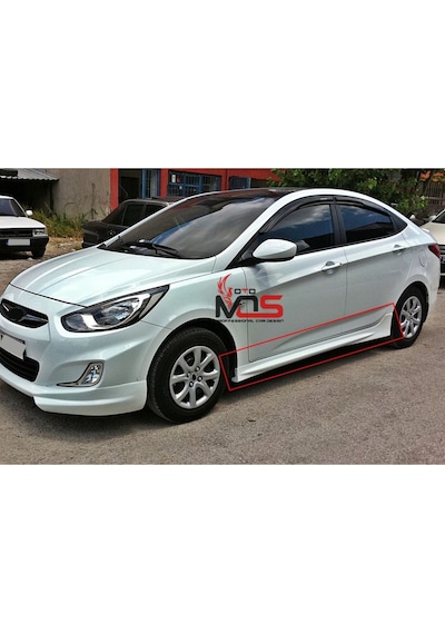 Hyundai Accent Blue Marşpiyel Sağ Sol Takım Fiberglass Boyasız