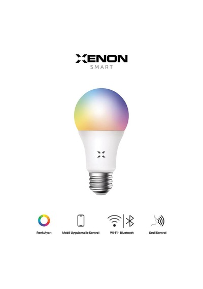 Lexroo Akıllı Wi-fi Led Akıllı Rgb Ampul Mobil Uygulama Denetimli