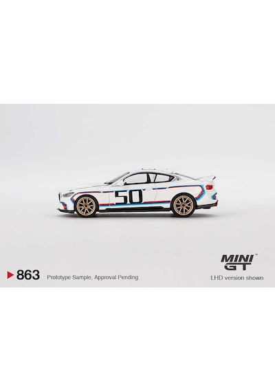 Mini Gt 1/64 863 Bmw 3.0 Csl White