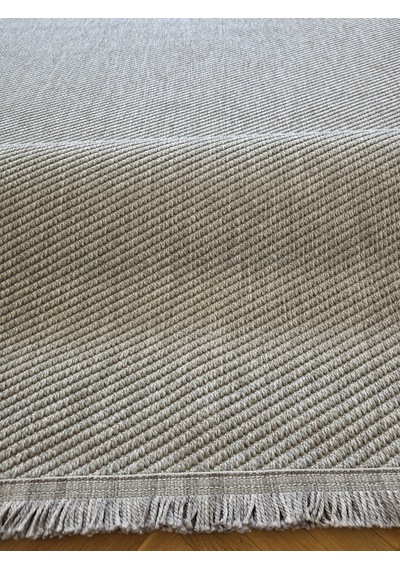 Elvey Home Lara Gri Sisal İskandinav Extra Yumuşak Özel Kesim Kolay Temizlenen Salon Koridor Mutfak Halısı 04-gri