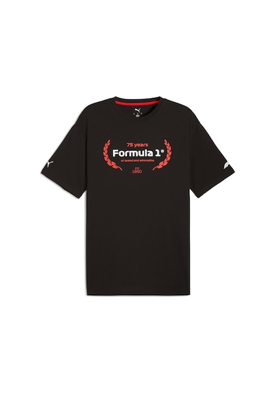 Puma F1 Essentıals Graphıc Erkek Tişört 632652 01 SIYAH